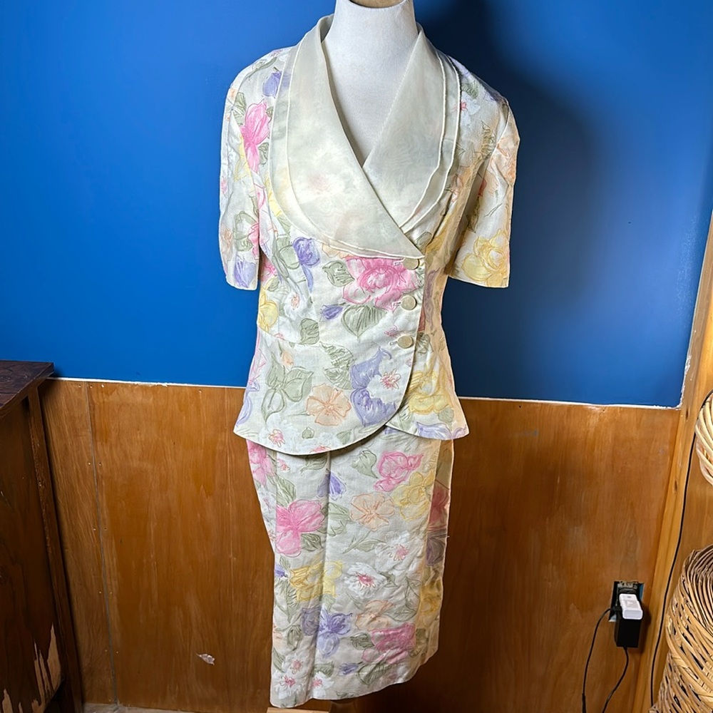 Vintage skirt suit set